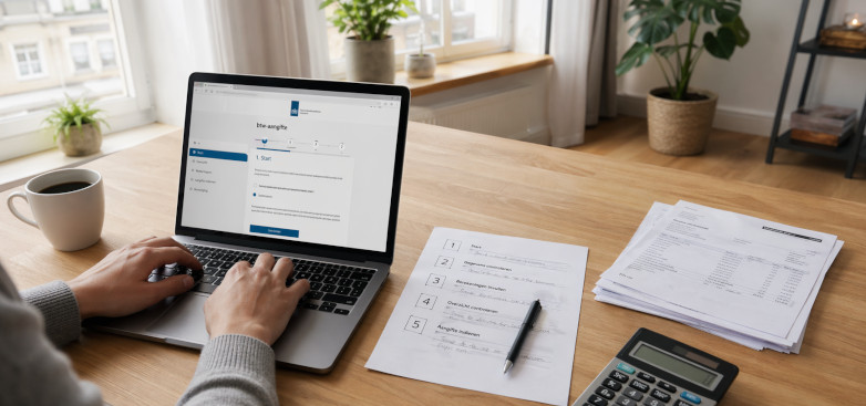 AI-generated (ChatGPT) afbeelding ter illustratie van de aangifte omzetbelasting